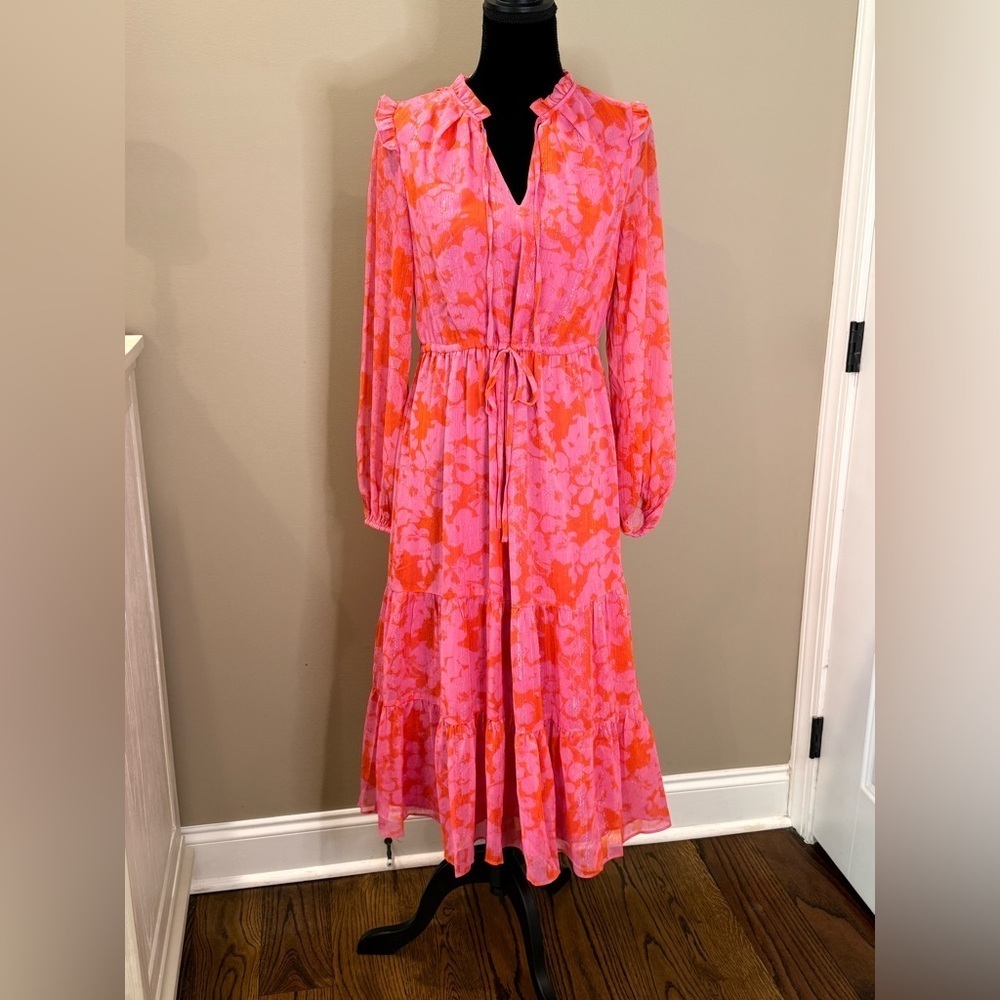 Women’s SUGARLIPS Carolina Reaper Kristen Tiered Midi Dress- Size XS - Picture 3 of 11